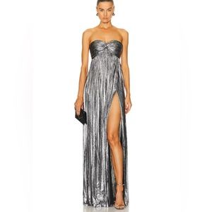 Retrofete “Zoa” Metallic Gown- Sz. S